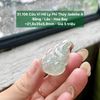 31.106 Cửu Vĩ Hồ Ly Phỉ Thuý Jadeite A - Băng - Lão - Hoa Bay ~ 21,6x35x5,9mm