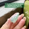 31.109 Cửu Vĩ Hồ Ly Phỉ Thuý Jadeite A - Nếp Băng - Hoa Bay Lục Táo ~ 16,8x31,3x7,2mm