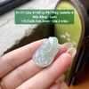 31.111 Cửu Vĩ Hồ Ly Phỉ Thuý Jadeite A - Nếp Băng - Lam ~ 17,7x28,7x8,3mm