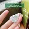 31.105 Cửu Vĩ Hồ Ly Phỉ Thuý Jadeite A - Băng - Hoa Bay Lục ~21,8x31x6,3mm