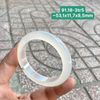 Vòng Ngọc Tuỷ Chalcedony bạch nguyệt quang ~53,1x11,7x8,5mm 91.18