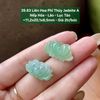 39.83 Liên Hoa Phỉ Thuý Jadeite A - Nếp Hoá - Lão - Lục Táo ~ 11,2x20,1x8,5mm