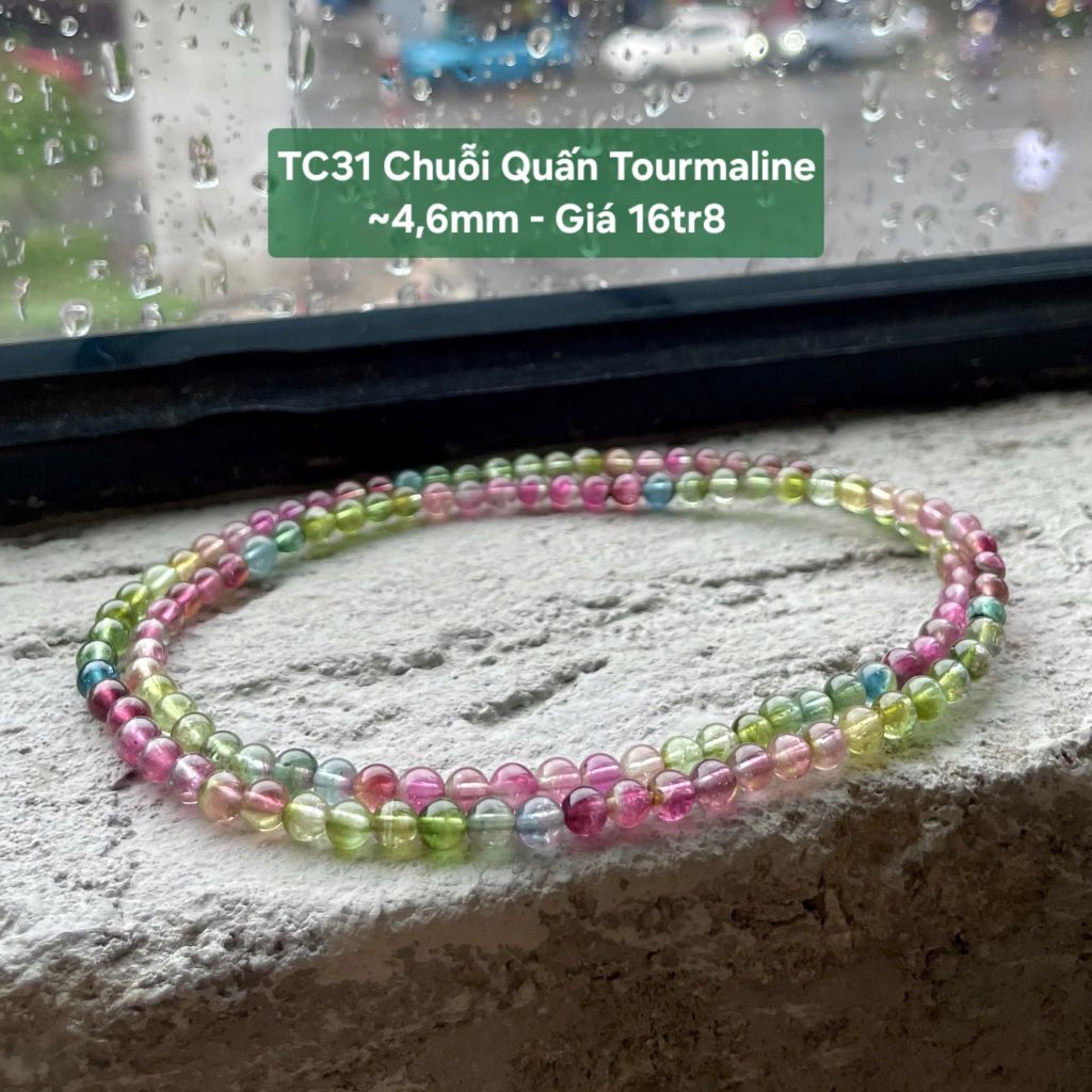 TC31 Chuỗi Quấn Tourmaline ~4,6mm