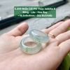 5.259 Nhẫn Cối Phỉ Thuý Jadeite A - Băng - Lão - Hoa Bay ~19,5x9x4mm