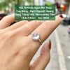Nhẫn Ngọc Phỉ Thuý Cao Băng - Bạch Nguyệt Quang VT14K - Mois tấm ~7,4x7,9mm 130.79