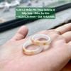 5.261.2 Nhẫn Phỉ Thuý Jadeite A - Nếp Hoá   - Đốm Sa Kim ~18,2x5,2x4mm