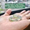 5.267.2 Nhẫn Phỉ Thuý Jadeite A - Nếp Băng - Băng - Hoa Bay Lam Hoàng ~ 18,3x5,2x4mm