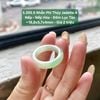 5.265.5 Nhẫn Phỉ Thuý Jadeite A - Nếp - Nếp Hoá - Đốm Lục Táo ~ 18,8x5,7x4mm