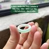 5.260.1 Nhẫn Phỉ Thuý Jadeite A - Nếp Hoá - Mịn Đốm Lục Táo ~ 16,1x5x4mm
