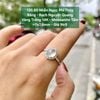 Nhẫn Ngọc Phỉ Thuý Băng - Bạch Nguyệt Quang VT14K-  - Mois tấm ~ 7x7,6mm 130.80