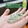5.268.5 Nhẫn Phỉ Thuý Jadeite A - Nếp Băng - Băng - Hoa Bay ~ 18,2x5,9x3,5mm