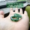 5.278.3 Nhẫn Phỉ Thuý Jadeite A - Nếp Hoá - Xanh Sơn Thuỷ ~ 16,7x5,7x4mm