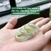 5.277.4 Nhẫn Phỉ Thuý Jadeite A - Nếp Hoá - Nếp Băng - Hoàng Phỉ ~ 16,8x6x3,2mm