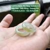 5.277.5 Nhẫn Phỉ Thuý Jadeite A - Nếp Hoá - Nếp Băng - Hoàng Phỉ ~ 17,6x6x3,2mm