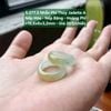5.277.3 Nhẫn Phỉ Thuý Jadeite A - Nếp Hoá - Nếp Băng - Hoàng Phỉ ~ 15,6x6x3,2mm