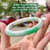 Vòng Đũa Phỉ Thuý Nếp - Nếp Hoá - Đốm Lục Cay ~55,7x8,7x8,7mm 26.509