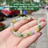 Vòng Tay Phỉ Thuý Nếp Băng - Cao Băng - Lão - Đa Bảo ~4 - 6,8mm 14.700