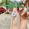 Lắc tay Ngọc Phỉ Thuý Nếp Băng - Lão - Tím VT14K - Mois Tấm ~15,5x4,8mm 131.34