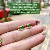 131.61 Khuyên Tai Phỉ Thúy Băng - Lão - Đế Vương Lục - VV14K - Moissanite Tấm ~3,8x3,8mm