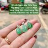 131.80 Charm Như Ý Phỉ Thúy  Nếp Băng - Lão - Lục Táo Ngọt  VV 18K - KC Tấm ~9,1x12,8x3,8mm
