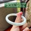 26.921* Vòng Quý Phi Phỉ Thuý Jadeite A - Nếp - Nếp Hoá - Thanh Thuỷ Lục ~ 45,6x51,6x7,5x6,8mm