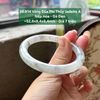 26.914* Vòng Đũa Phỉ Thuý Jadeite A - Nếp Hoá - Gà Đen ~ 52,8x8,4x8,4mm