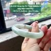 26.930 Vòng Hẹ Phỉ Thuý Jadeite A - Nếp Mịn - Hoa Bay ~ 57,7x11,3x8mm