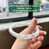 26.913 Vòng Đũa Phỉ Thuý Jadeite A - Nếp Hoá - Gà Đen ~ 57,3x8,7x8,7mm