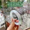 Vòng Hẹ Phỉ Thúy Nếp Hóa - Keo - Hoa Bay Lam ~57,8x 12,7x8,9mm 26.350x