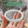 Vòng Đũa Phỉ Thúy Nếp Hóa - Nếp Băng - Lam Thanh ~53,9x6,8x7,4mm 26.345