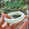 Vòng Hẹ Phí Thúy Nếp Hóa - Keo - Lục Ngọt ~55,4x12,4x8,2mm 26.311
