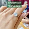 Nhẫn Ngọc Phỉ Thúy Băng - Bạch Nguyệt Quang VT14K – Moissanite ~6,5x6,8mm 129.86