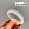 96.55 Vòng Ngọc Tuỷ Chalcedony Bạch Nguyệt Quang 54,9x11,1x8,6mm