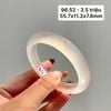 96.52 Vòng Ngọc Tuỷ Chalcedony Bạch Nguyệt Quang 55,7 x 11,2 x 7,8mm