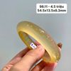 98.11 Vòng Ngọc Tuỷ Chalcedony Vàng Hoàng Kim 54,4x13,5x8,3mm