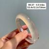96.37 Vòng Ngọc Tuỷ Chalcedony Bạch Nguyệt Quang 53,4x12,2x7,9mm