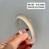 96.38 Vòng Ngọc Tuỷ Chalcedony Bạch Nguyệt Quang 54x10,2x7,5mm