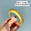 98.7 Vòng Ngọc Tuỷ Chalcedony Màu Vàng Hoàng Kim 54,5x11,8x8,8mm