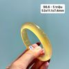 98.6 Vòng Ngọc Tuỷ Chalcedony Màu Vàng Hoàng Kim 53x11,1x7,4mm