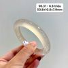 96.31 Vòng Ngọc Tuỷ Chalcedony Bạch Nguyệt Quang 53,8x10,8x7,9mm