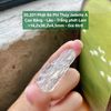 Phật Bà Phỉ Thúy Jadeite A Cao Băng - Lão - Trắng phớt Lam ~14,2x36,2x4,5mm 30.201