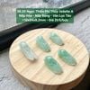 Ngọc Thiền Phỉ Thúy Jadeite A Nếp Hóa - Nếp Băng - Vân Lục Táo ~12x24x8,2mm 36.20