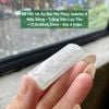 Vô Sự Bài Phỉ Thúy Jadeite A Nếp Băng - Trắng Vân Lục Táo ~17,5x45x5,5mm 69.140