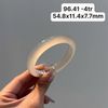 96.41 Vòng Ngọc Tuỷ Chalcedony Bạch Nguyệt Quang 54,8x11,4x7,7mm
