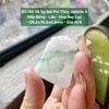 Vô Sự Bài Phỉ Thúy Jadeite A Nếp Băng - Lão - Hoa Bay Lục ~29,2x35,5x4,2mm 69.150
