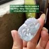 Niên Niên Hữu Dư Jadeite A Nếp Bằng - Băng - Tím Lam Monet ~27,6x39x7,8mm 37.104