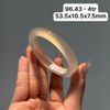 96.43 Vòng Ngọc Tuỷ Chalcedony Bạch Nguyệt Quang 53,5x10,5x7,5mm
