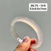 96.75 Vòng Ngọc Tuỷ Chalcedony Bạch Nguyệt Quang 53x9,6x7mm