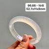 96.88 Vòng Ngọc Tuỷ Chalcedony Bạch Nguyệt Quang 52,7x11x8mm