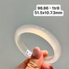 96.86 Vòng Ngọc Tuỷ Chalcedony Bạch Nguyệt Quang 51,5x10x7,3mm